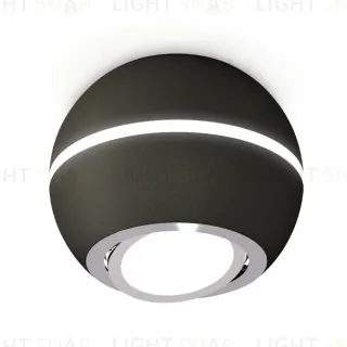 Накладной поворотный светильник с дополнительной подсветкой Ambrella Light Techno XS1102021 (C1102, N7003)