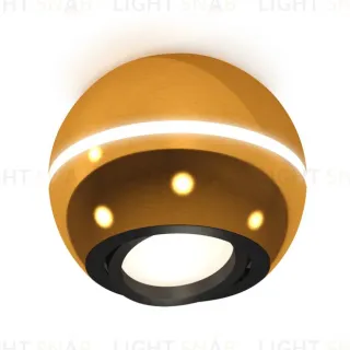 Накладной поворотный светильник с дополнительной подсветкой Ambrella Light Techno XS1105010 (C1105, N7002)