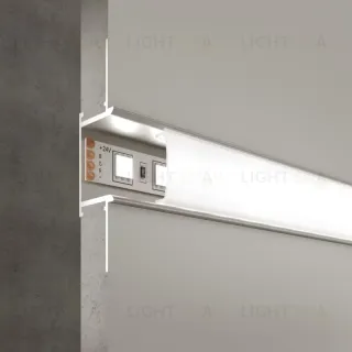 Встраиваемый алюминиевый профиль для светодиодной ленты Elektrostandard LL-2-ALP013 4690389170560