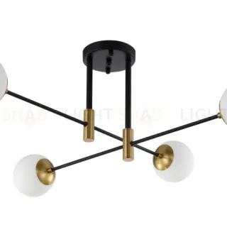 Потолочная люстра Crystal Lux Fidel FIDEL PL4 BLACK