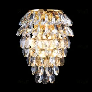 Бра Crystal Lux Charme CHARME AP3 GOLD/TRANSPARENT