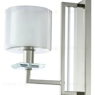 Бра Crystal Lux Nicolas NICOLAS AP1 NICKEL/WHITE
