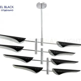 Люстра на штанге Crystal Lux Rafael RAFAEL SP8 CHROME