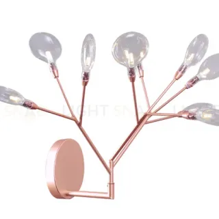 Настенный светильник Crystal Lux Evita EVITA AP9 COPPER/TRANSPARENT