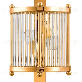 Настенный светильник Crystal Lux Tadeo TADEO AP2 GOLD/TRANSPARENTE