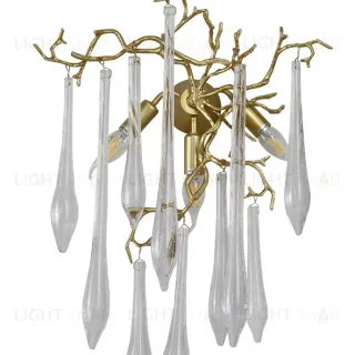 Бра Crystal Lux Reina REINA AP3 GOLD PEARL