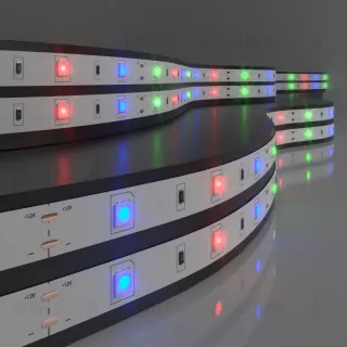 Светодиодная лента Elektrostandard 12V 7,2W 30Led 5050 IP20 RGB, 5м 4690389040160