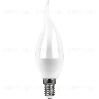 Лампа светодиодная Saffit SBC3713 Свеча на ветру E14 13W 4000K 55165