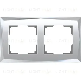 Рамка на 2 поста Werkel Diamant зеркальный W0021220 4690389158827