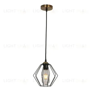 Подвесной светильник IMEX MD.3099-1-P BK+AB