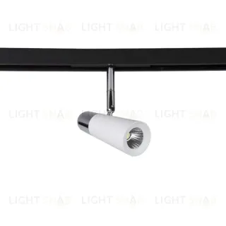 Трековый светодиодный светильник для магнитного шинопровода Crystal Lux Space CLT 0.33 006 12W WH-CH 4000K