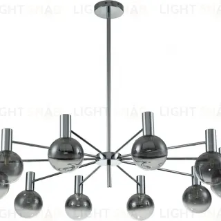 Люстра на штанге Indigo Collana 13015/10R Chrome V000225