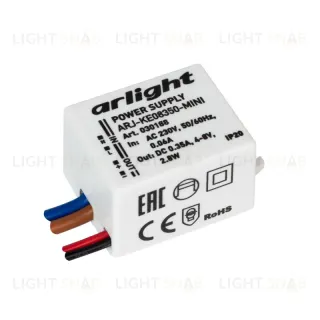 Блок питания Arlight ARJ-KE08350-Mini (2.8W, 350mA) 030188