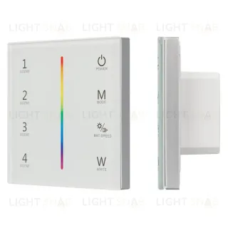 Панель Arlight Sens Smart-P22-RGBW White (12-24V, 4x3A, 2.4G) 025168