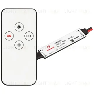 Диммер Arlight Smart-Mini-Dim-Set (12-24V, 1x4A, ПДУ 4кн, IR) 031593