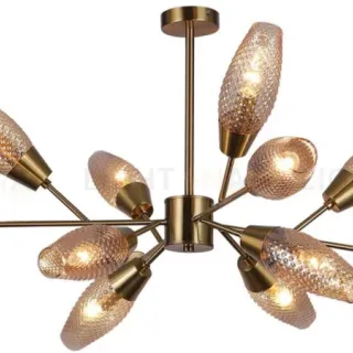 Люстра на штанге Escada Desire 10165/12PL Copper