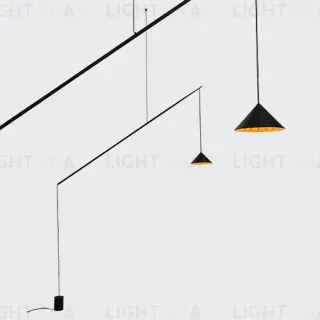 Подвесной светильник Italline IT03-1429 black/orange