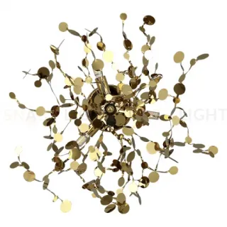 Настенный светильник Crystal Lux GARDEN AP-PL3 D400 GOLD