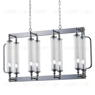 Подвесная люстра Crystal Lux TOMAS SP8 L1000 CHROME