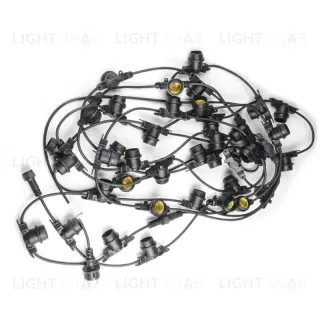 Уличная гирлянда Uniel (UL-00006440) UDL-K110 40/E27/10M IP65 BLACK BELT-LIGHT
