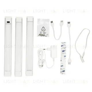 Мебельный светильник Uniel ULM-F44-3x3W/4500K/DIM SENSOR IP20 SILVER