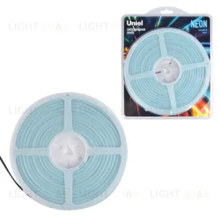 Светодиодная лента Uniel ULS-N01-2835-120LED/m-6mm-IP67-DC12V-9W/m-5M-LIGHTBLUE блистер
