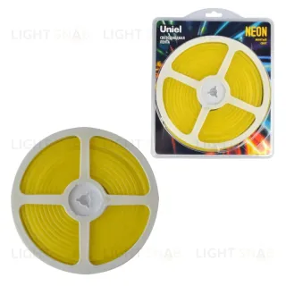 Светодиодная лента Uniel ULS-N01-2835-120LED/m-6mm-IP67-DC12V-9W/m-5M-YELLOW блистер