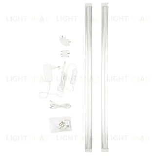 Мебельный светильник Uniel ULM-F45-2x6W/4500K IP20 SILVER