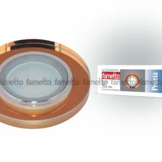 Встраиваемый светильник Fametto Peonia DLS-P106 GU5.3 CHROME/BRONZE