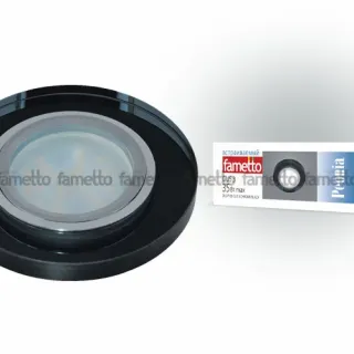 Встраиваемый светильник Fametto Peonia DLS-P106 GU5.3 CHROME/BLACK