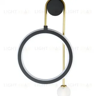 Бра Crystal lux CORIDA AP25W LED BLACK/GOLD