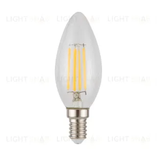 Лампа светодиодная филаментная диммируемая Voltega E14 5W 4000K свеча прозрачная VG10-C1E14cold5W-FD 8461