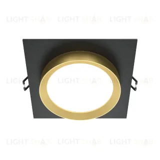 Встраиваемый светильник Maytoni Technical Hoop DL086-GX53-SQ-BG