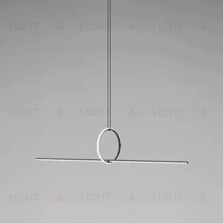 Подвесной светодиодный светильник iLedex Zoom 10339P/A2-35W-3000K BK-WH
