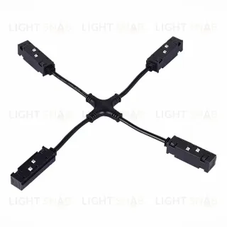 Коннектор питания X-образный для магнитного шинопровода ST Luce Skyline 48 ST006.469.00