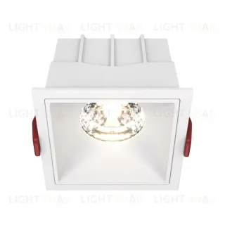 Встраиваемый светильник Maytoni Technical Alfa LED DL043-01-15W3K-SQ-W