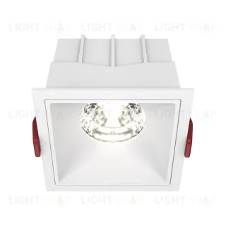 Встраиваемый светильник Maytoni Technical Alfa LED DL043-01-15W4K-SQ-W