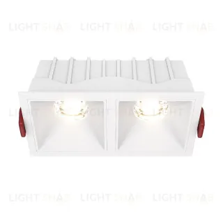 Встраиваемый светильник Maytoni Technical Alfa LED DL043-02-10W3K-SQ-W
