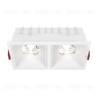 Встраиваемый светильник Maytoni Technical Alfa LED DL043-02-15W4K-SQ-W