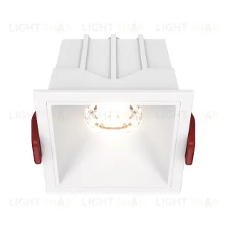 Встраиваемый светильник Maytoni Technical Alfa LED DL043-01-10W3K-SQ-W