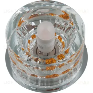 Встраиваемый светильник Fametto DLS-F119 G9 CHROME/CLEAR+GOLD 10751