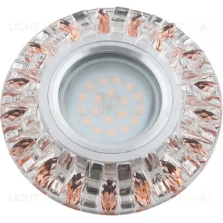Встраиваемый светильник Fametto DLS-L121 GU5.3 CHROME/CLEAR+BRONZE UL-00000368