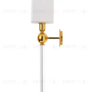 Бра Crystal Lux MIRABELLA AP1 GOLD/WHITE