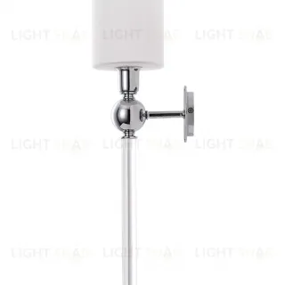 Бра Crystal Lux MIRABELLA AP1 CHROME/WHITE