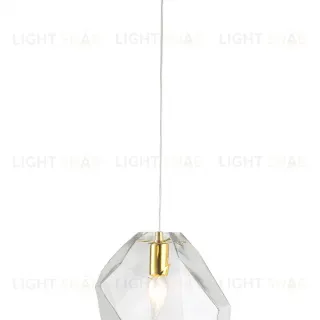 Подвесной светильник Crystal Lux NUESTRO SP1 GOLD/TRANSPARENT