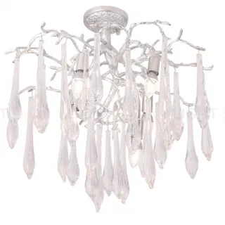Потолочная люстра Crystal Lux REINA PL5 D600 SILVER PATINA