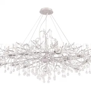 Подвесная люстра Crystal Lux REINA V2 SP12 L1500 SILVER PATINA