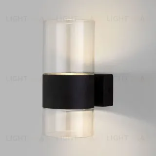Настенный светильник Eurosvet Watford 40021/1 LED черный/прозрачный a062086
