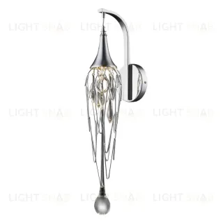 Бра Delight Collection Goddess Tears W68009S-1 chrome