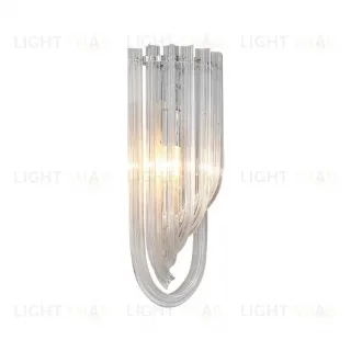 Настенный светильник Delight Collection Murano Glass KR0116W-1 chrome